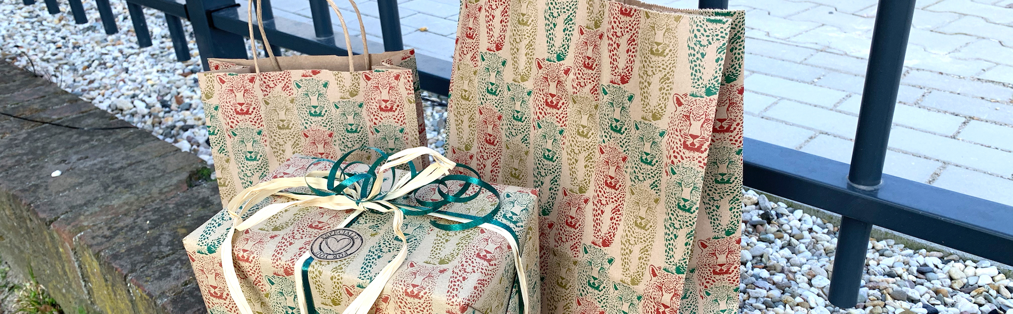 Retail verpakkingen met luipaard print