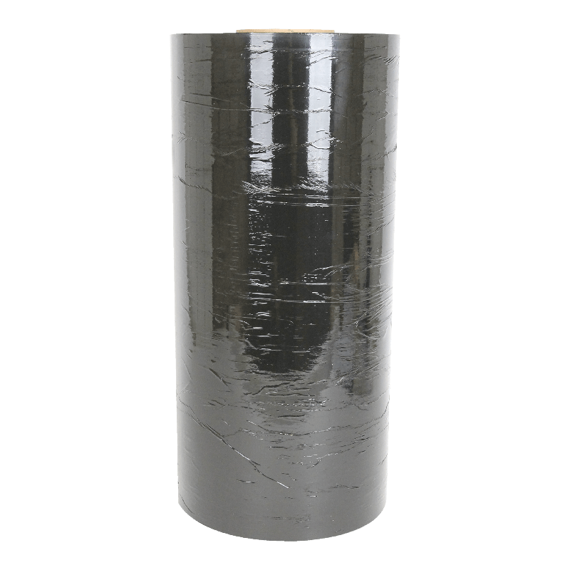 Machinewikkelfolie 23my 50cm 1500m 150% Zwart 1