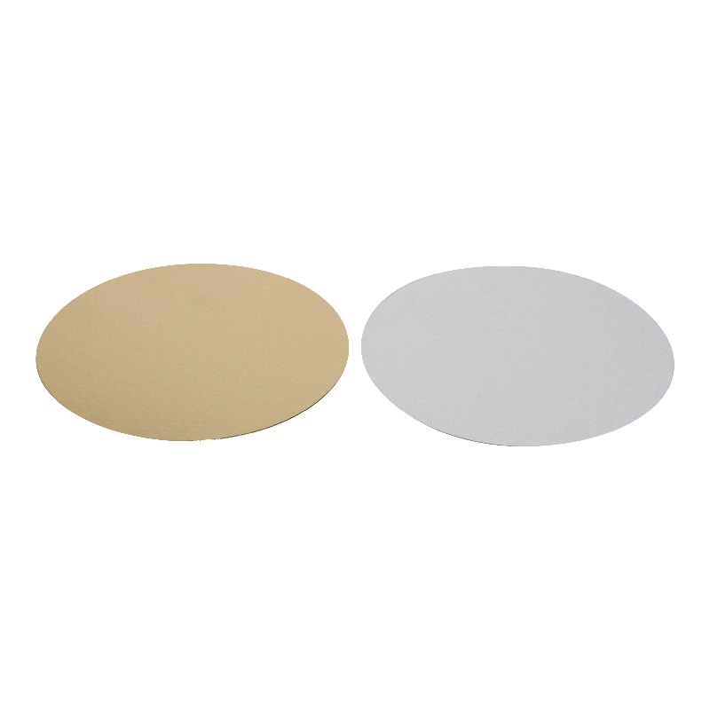 Bodemkarton 16cm Rond Goud/zilver 1