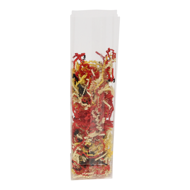 Blokbodemzak 1 fles PP 95+(2x40)x370mm 1