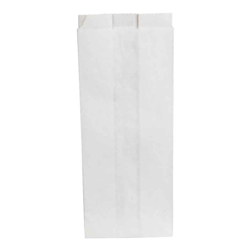 Inpakzak Gebleekt kraft 16+(2x5)x31cm Wit 1