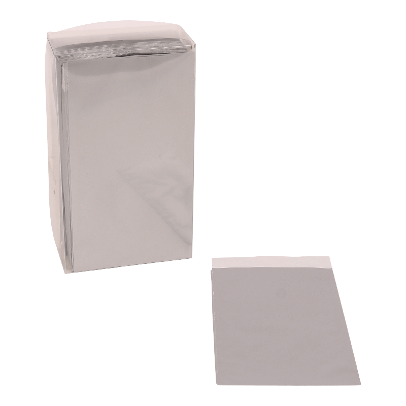 Luxe cadeauzakje 7x13cm Zilver 1