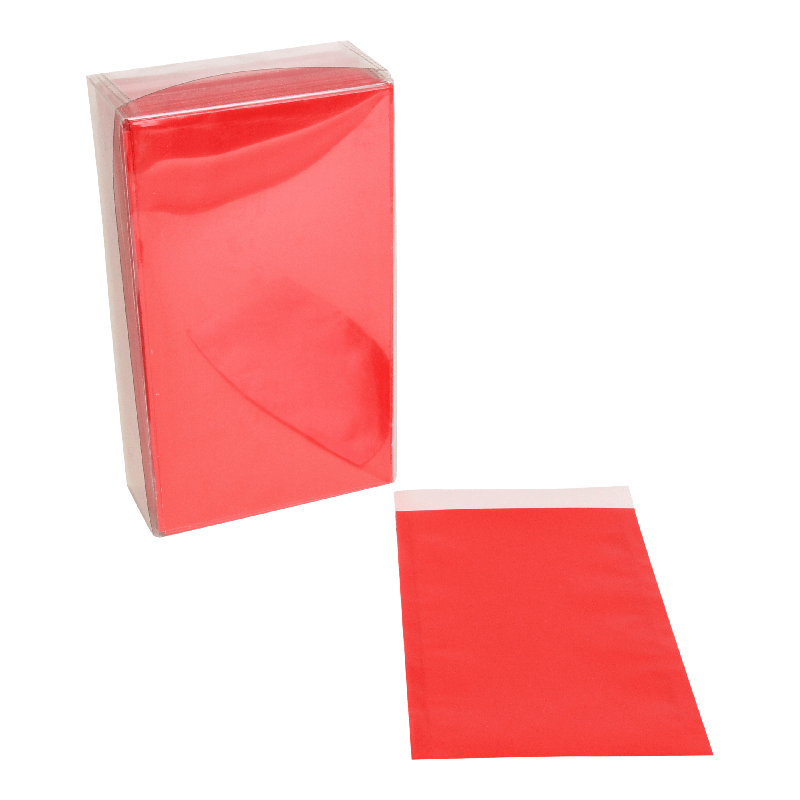 Luxe cadeauzakje 12x19cm Rood 1