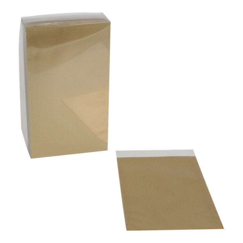 Luxe cadeauzakje 12x19cm Goud 1
