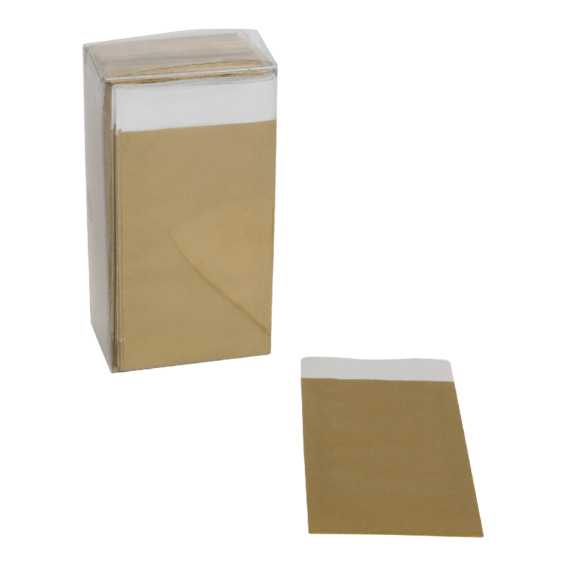 Luxe cadeauzakje 7x13cm Goud 1