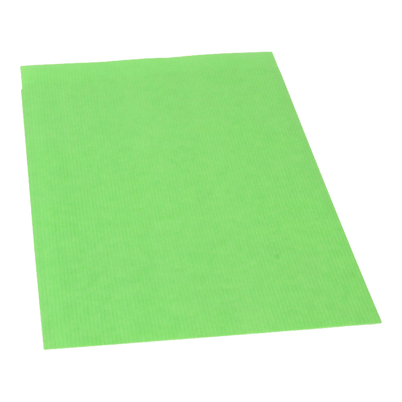Luxe cadeauzakje Gestreept kraft 17x25cm Lime 1