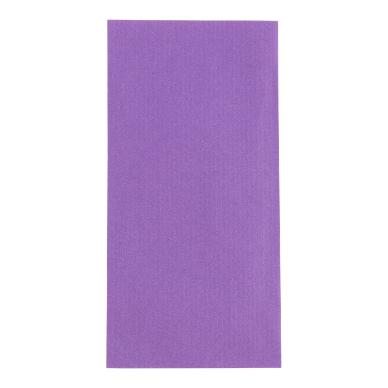 Luxe cadeauzakje Gestreept kraft 7x13cm Lila 1