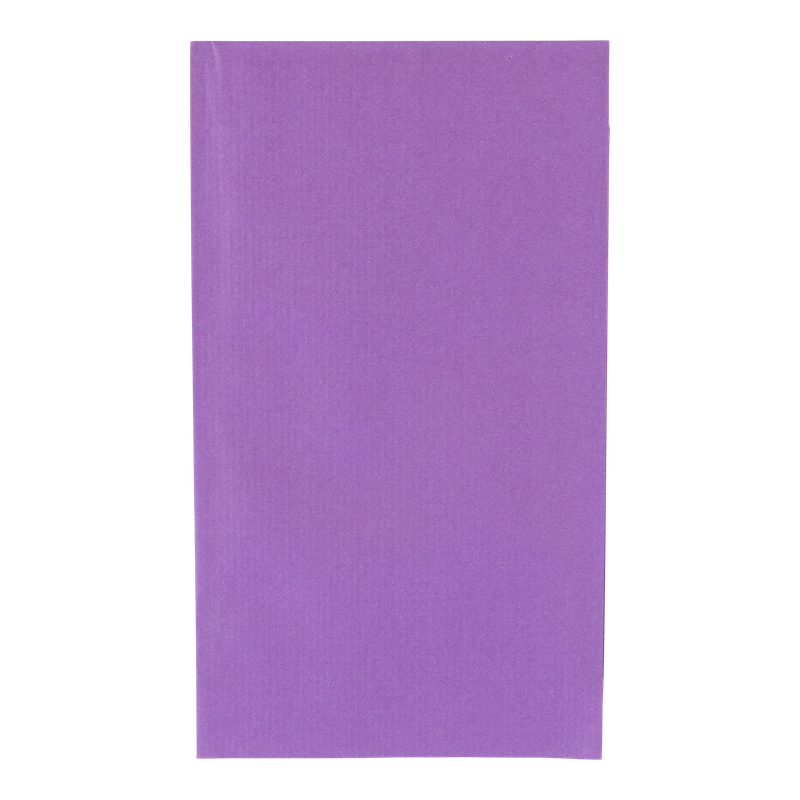 Luxe cadeauzakje Gestreept kraft 12x19cm Lila 1