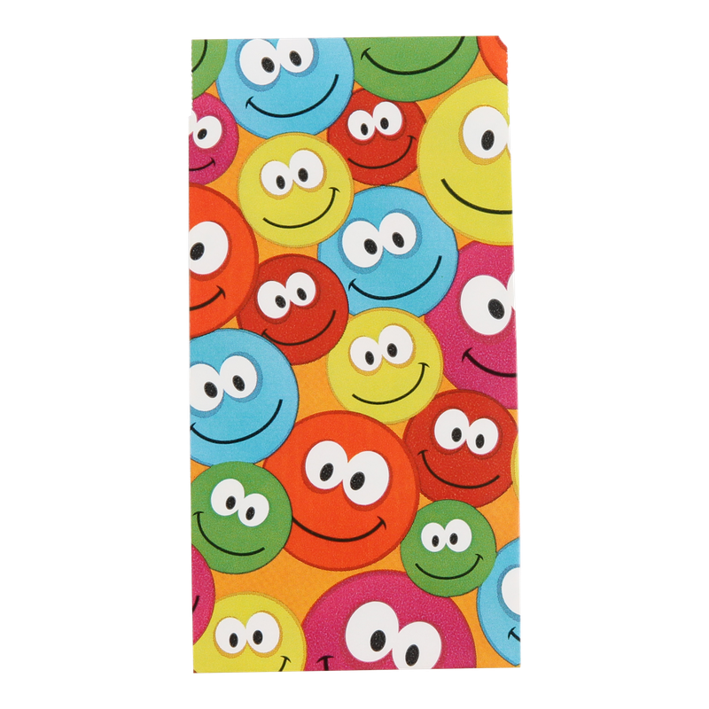 Luxe cadeauzakje 7x13cm Smiley 1