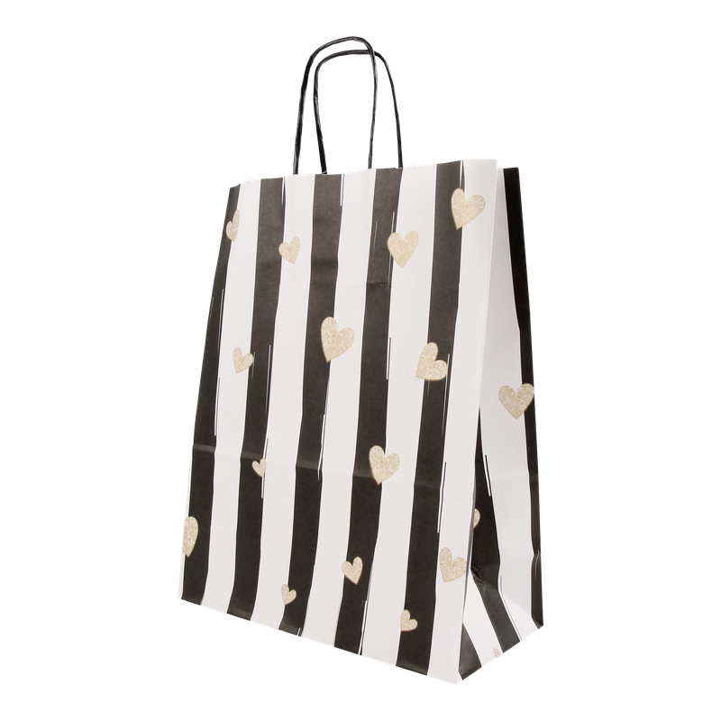 Draagtas Kraft 22+(2x5)x28cm Noblesse 1