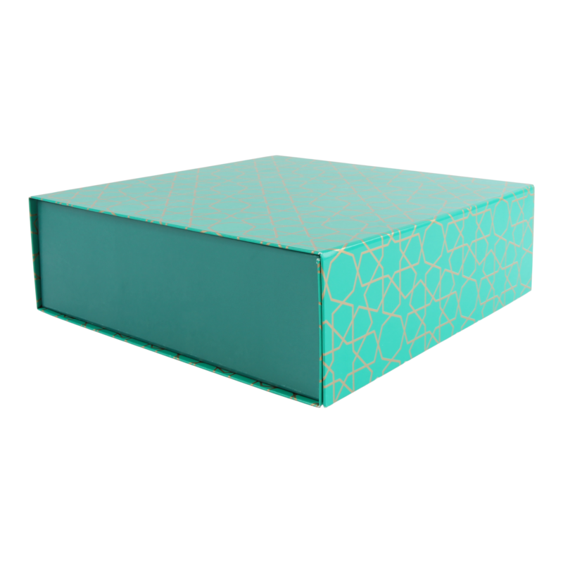 Cadeaudoos 25x25x8cm Groen 1