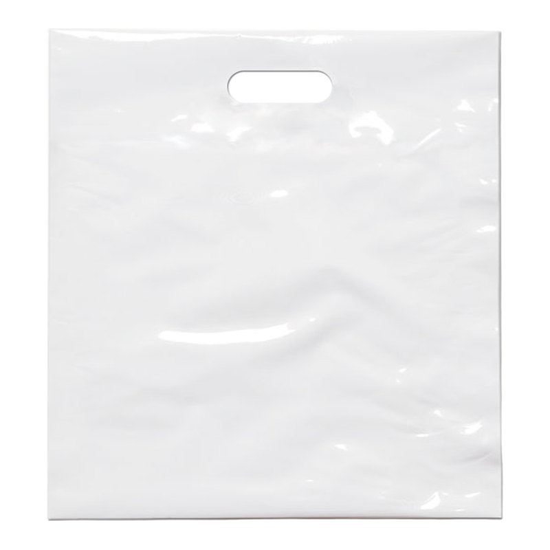 Draagtas LDPE 45x50/(2x5)cm Wit 1