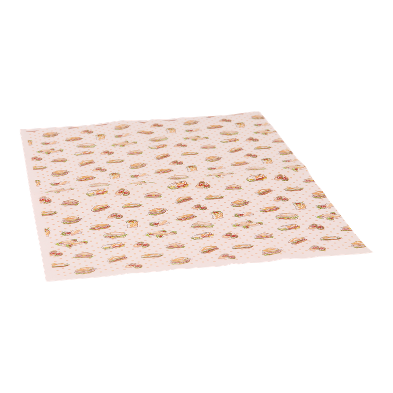 Vetdicht papier Vellen 40x31cm Broodjes Wit 1