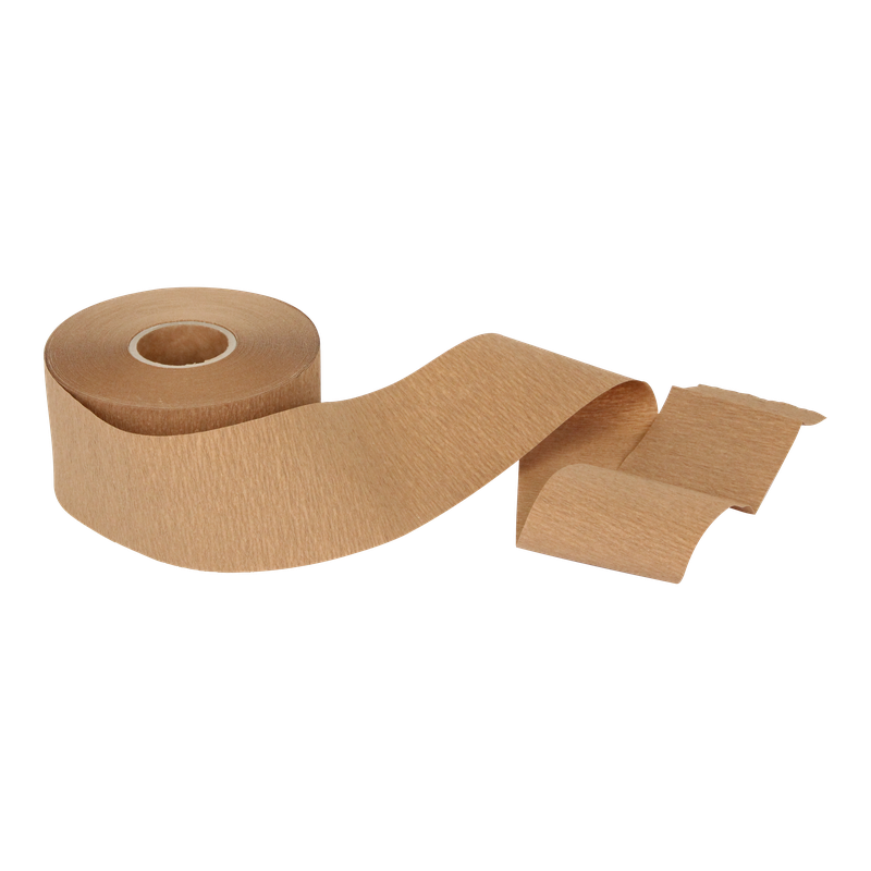 Handwikkelrol Crepe papier 8cm Bruin 1