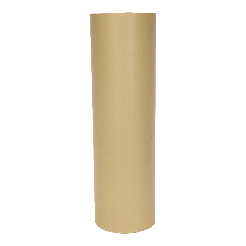 Pakpapier Gestreept kraft 70grs 70cm Op rol Bruin 1