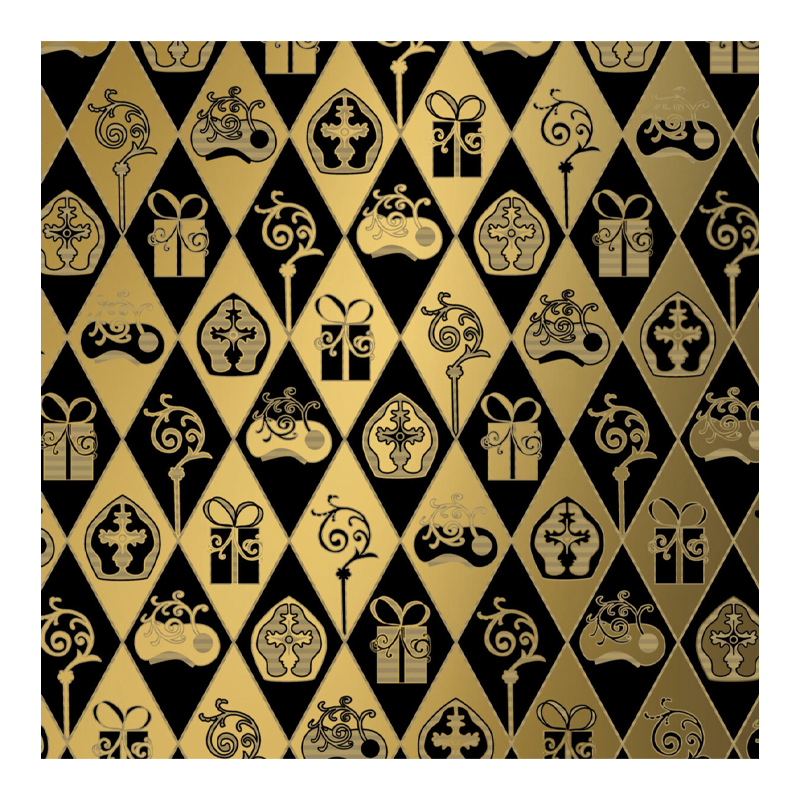 Cadeaupapier Kraft 30cm Sinterklaas dessin S491395/4 1