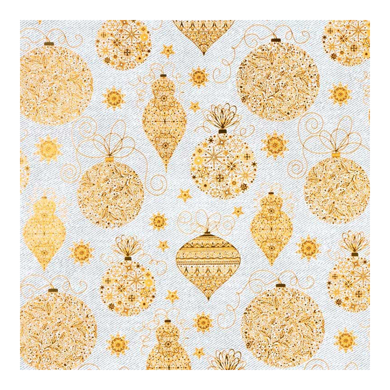 Cadeaupapier Glossy 30cm Kerst dessin 6158 1