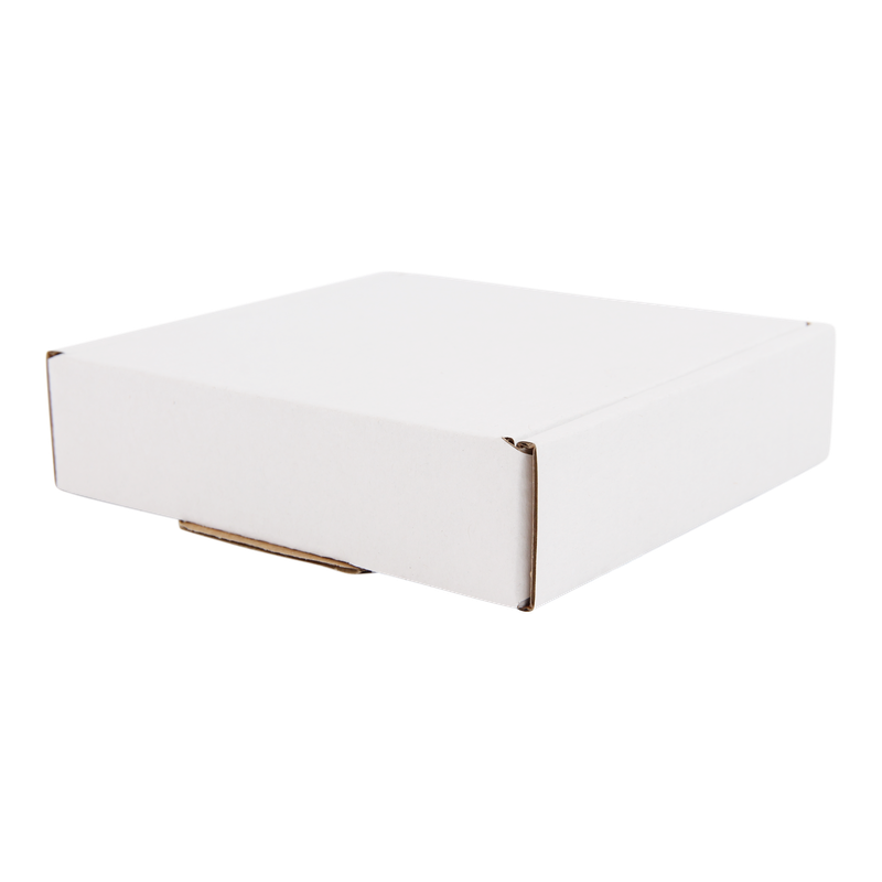 Brievenbusdoos Golfkarton 110x110x27mm Wit 1