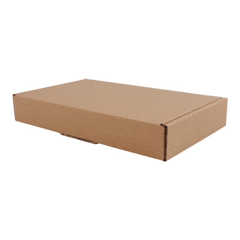Brievenbusdoos A6 Golfkarton 180x115x27mm Bruin 1