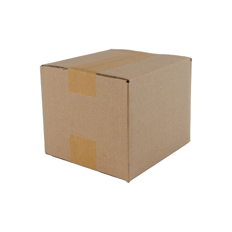 Doos Golfkarton 165x150x130mm Enkele golf Bruin 1
