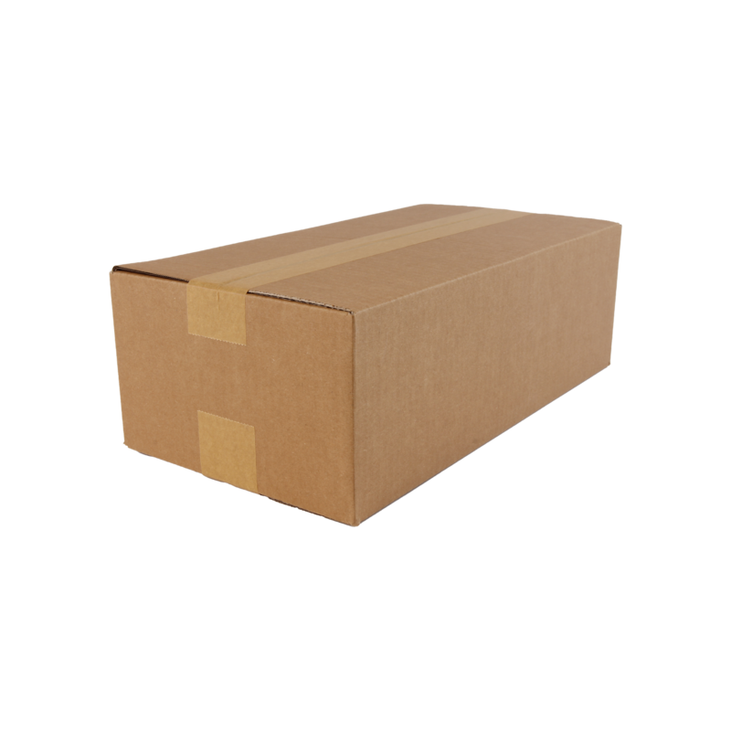 Doos Golfkarton 369x194x118mm A3 Enkele golf Bruin 1