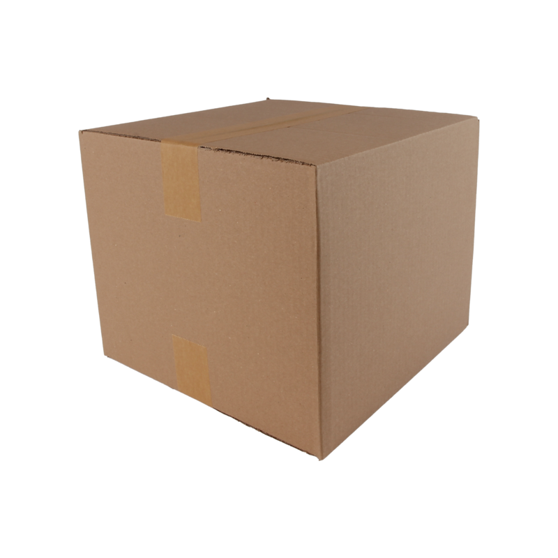 Doos Golfkarton 300x300x250mm Enkele golf Bruin 1