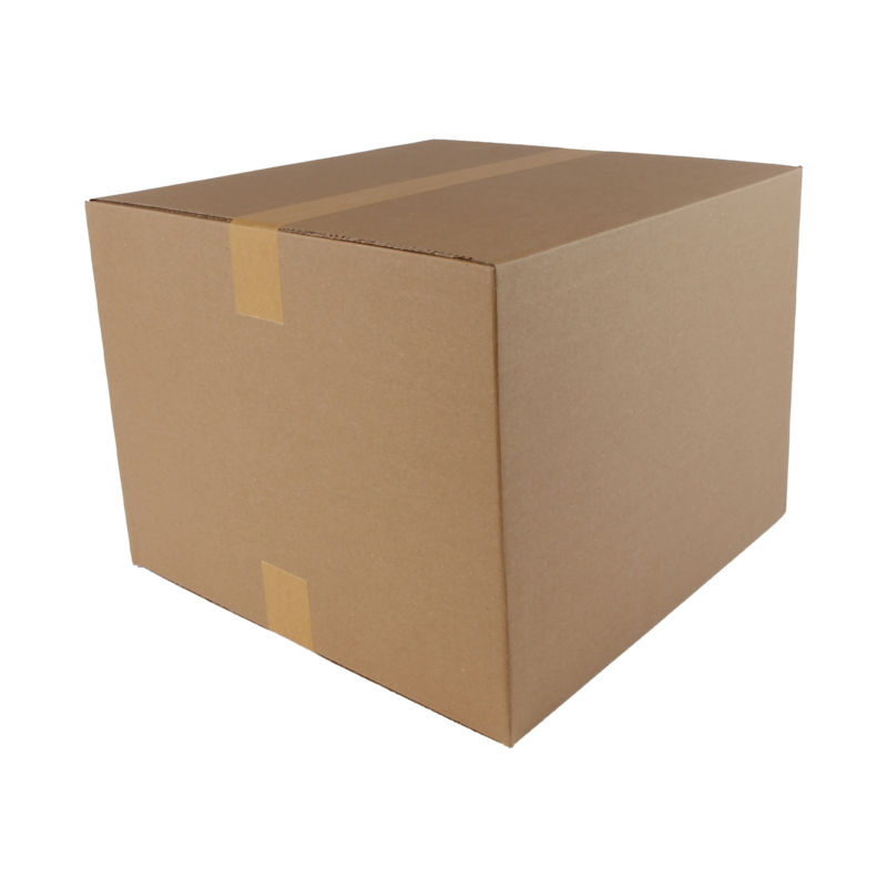 Doos Golfkarton 394x394x300mm Enkele golf Bruin 1