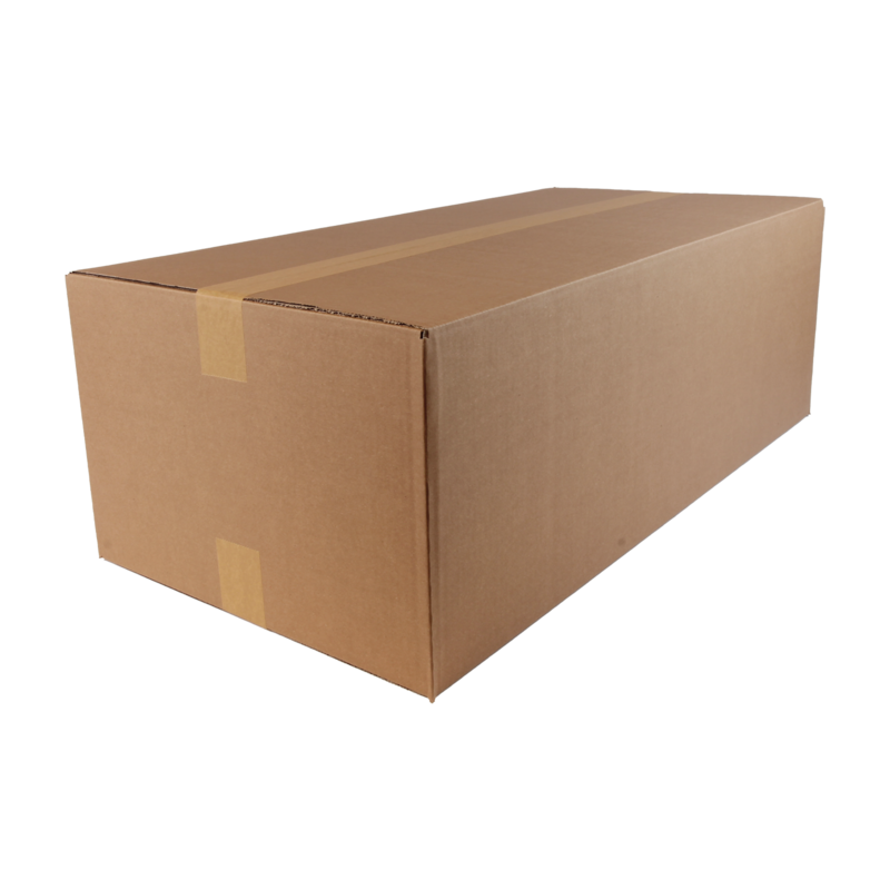 Doos Golfkarton 734x364x248mm A0 Enkele golf Bruin 1