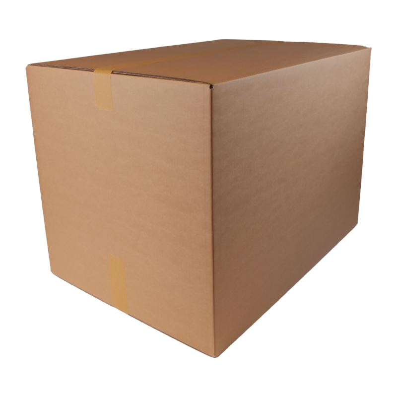 Doos Golfkarton 700x500x500mm Dubbele golf Bruin 1