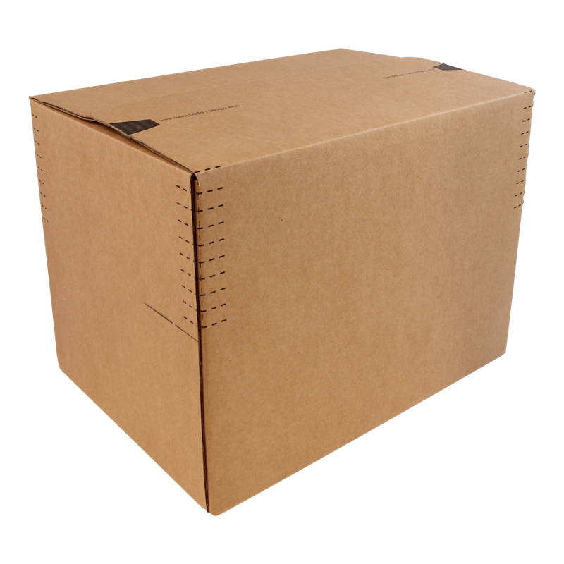 Verzenddoos Qbox Pro 304x216x120/220mm Enkele golf Bruin 1