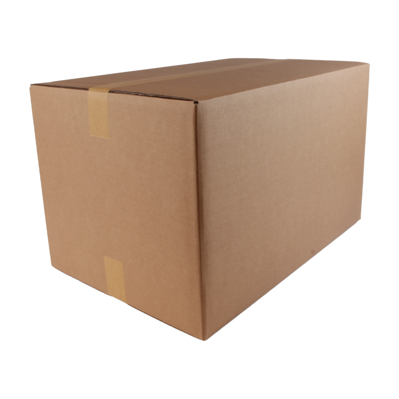 Doos Golfkarton 586x386x350mm Dubbele golf Bruin 1