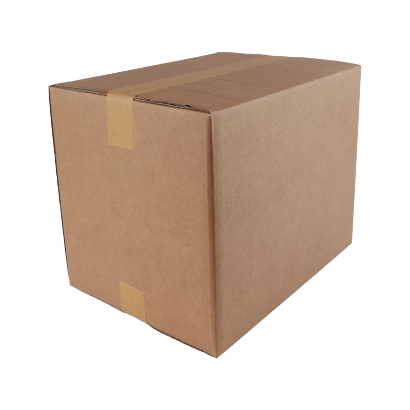 Doos Golfkarton 386x286x300mm Dubbele golf Bruin 1