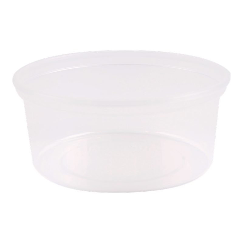 Bakje rond PP 115x50mm 350cc Transparant 1