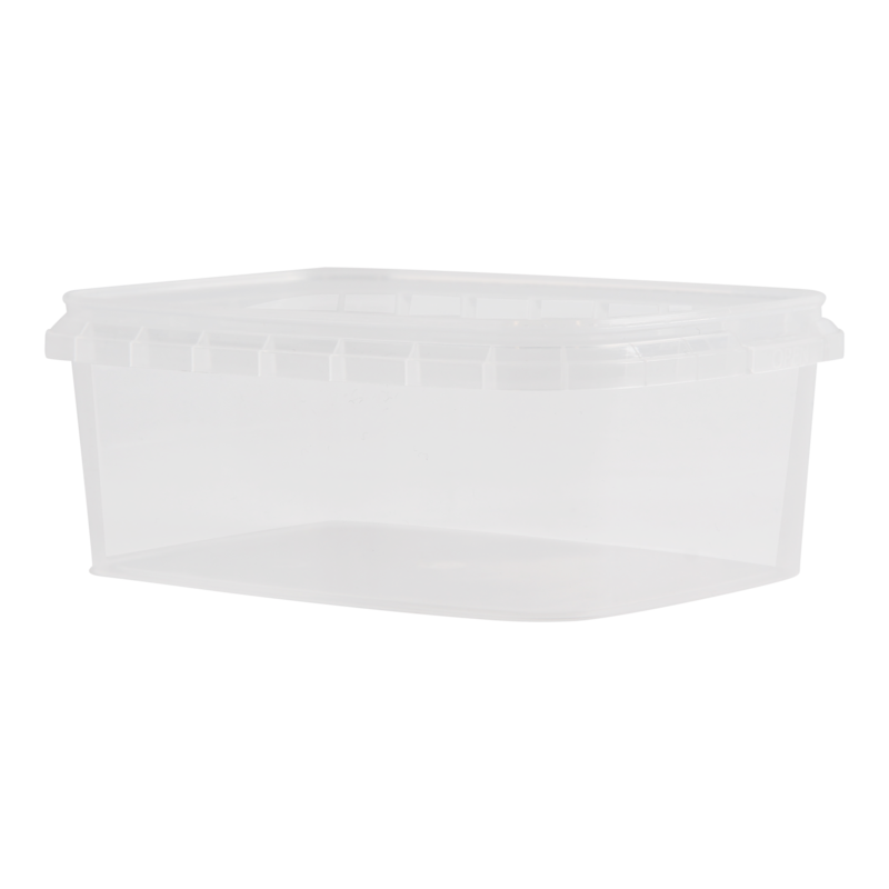 Bakje PP Met verzegelbare deksel 109x86x40mm 250cc Transparant 1