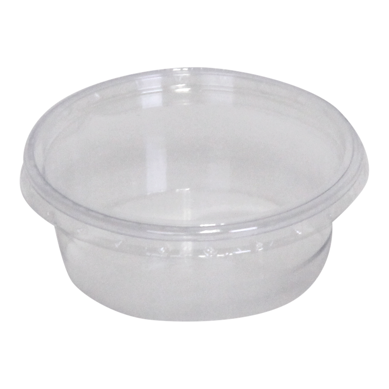 Deksel rond PP 76mm Transparant 1