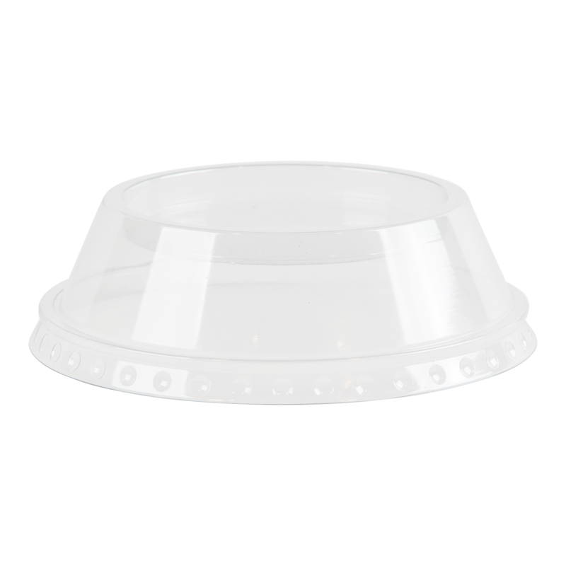 Deksel rond PS Hoog 95mm Transparant 1