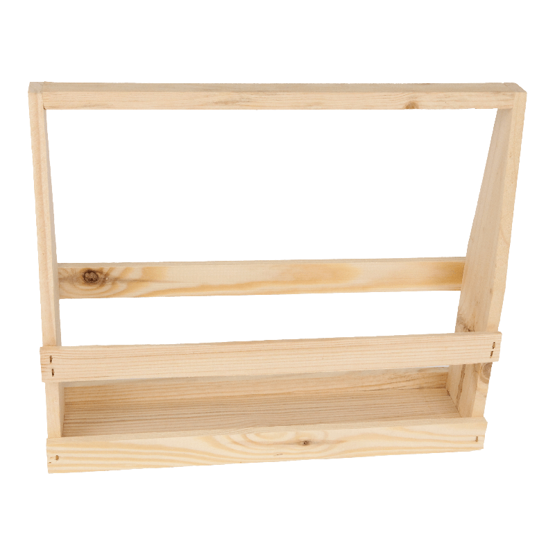 Bierkratje Voor 5 flessen 310x65x260mm Naturel 1