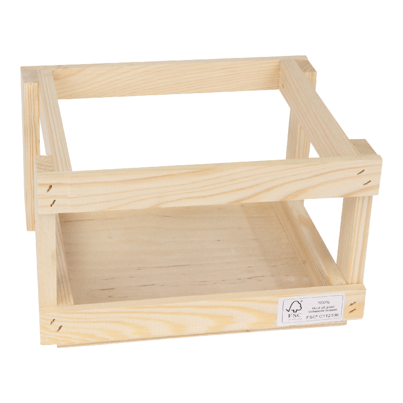 Bierkratje Voor 9 flessen 190x180x132mm Naturel 1