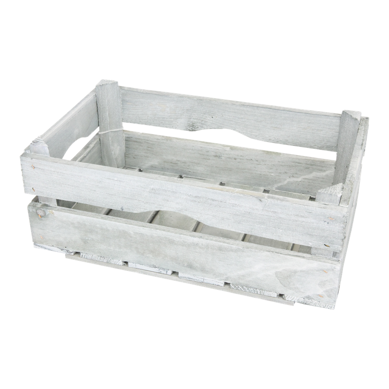 Veilingkratje Whitewash 34x20x14cm 1