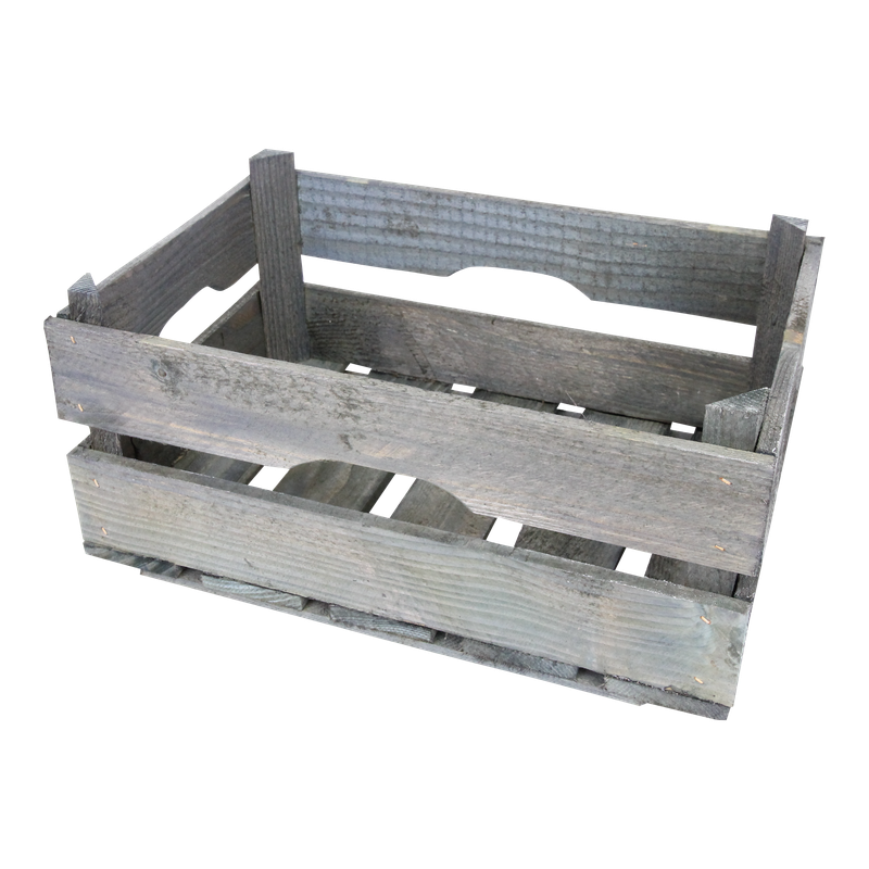 Veilingkratje Oud hout 39,5x26x18cm 1