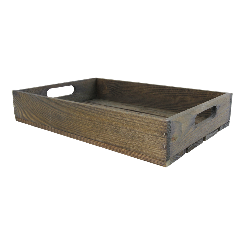 Dienblad Hout 32x21,5x5,5cm Oud hout 1