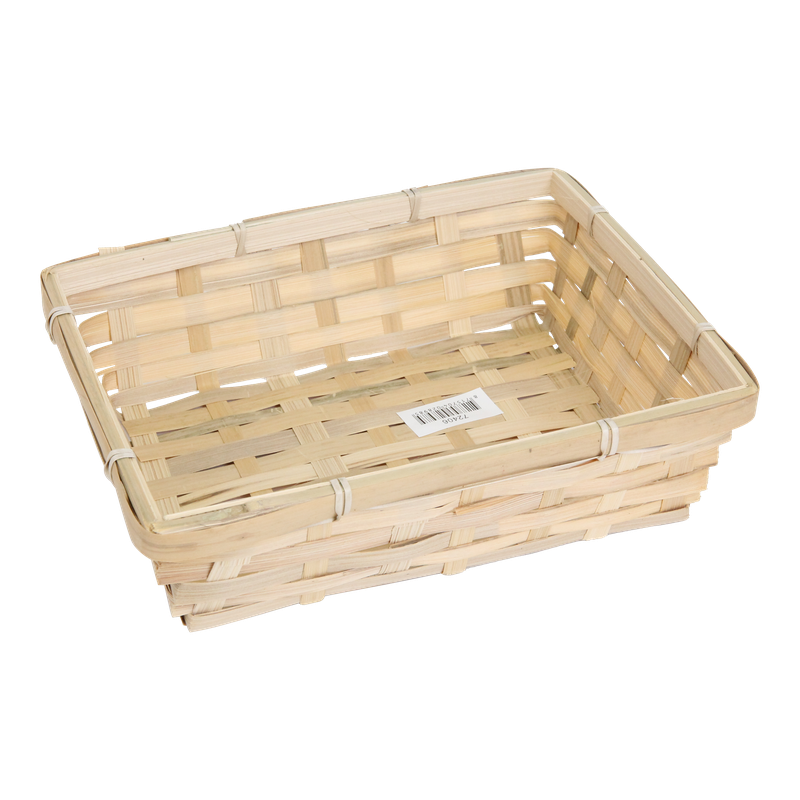 Mand Bamboe 24x19x6,5cm Naturel 1
