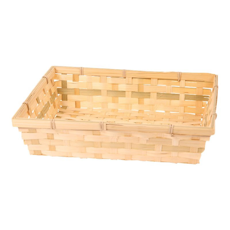 Mand Bamboe 30x24x7cm Naturel 1