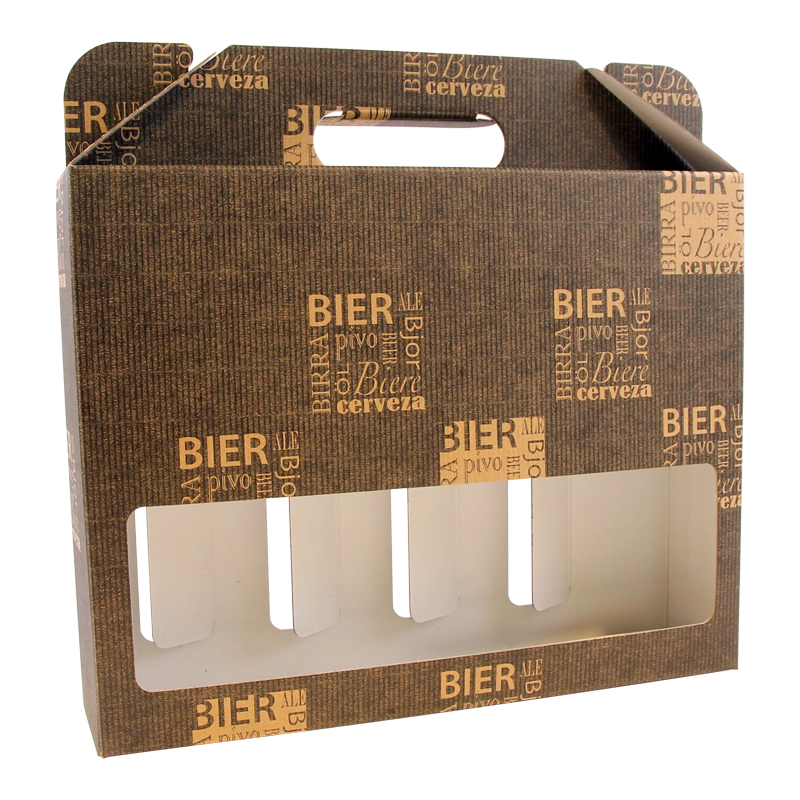 Bierdoos koffer Voor 5 bierflessen Zwart 1