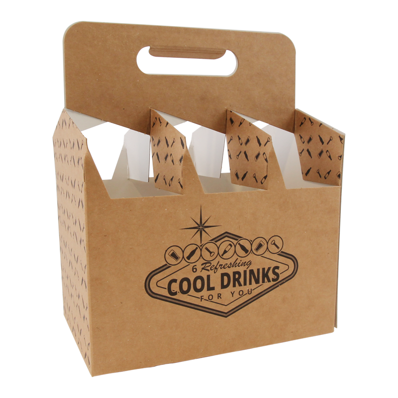 Draagtray Voor 6 flessen bier "Cool Drinks" 1