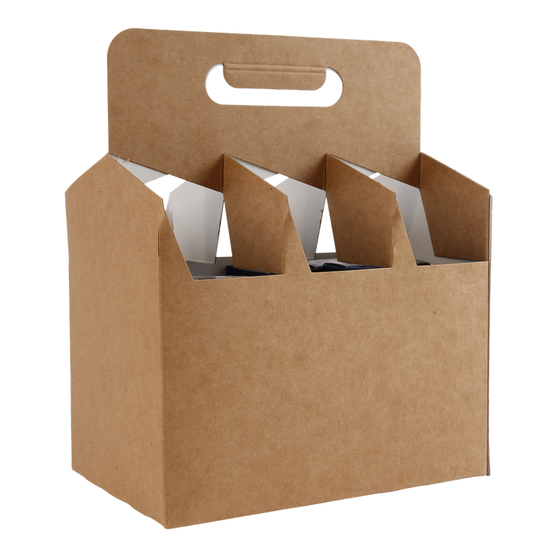 Draagtray Voor 6 flessen bier Blanco 1