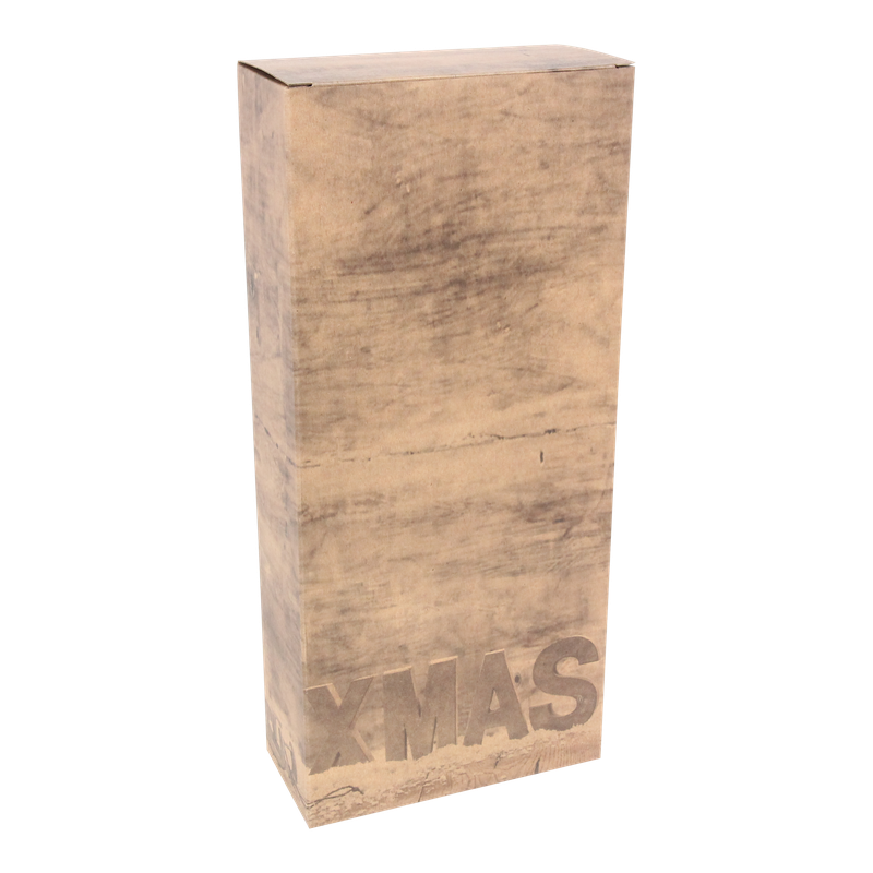 Flesdoos 2 fles X-mas Bruin 1