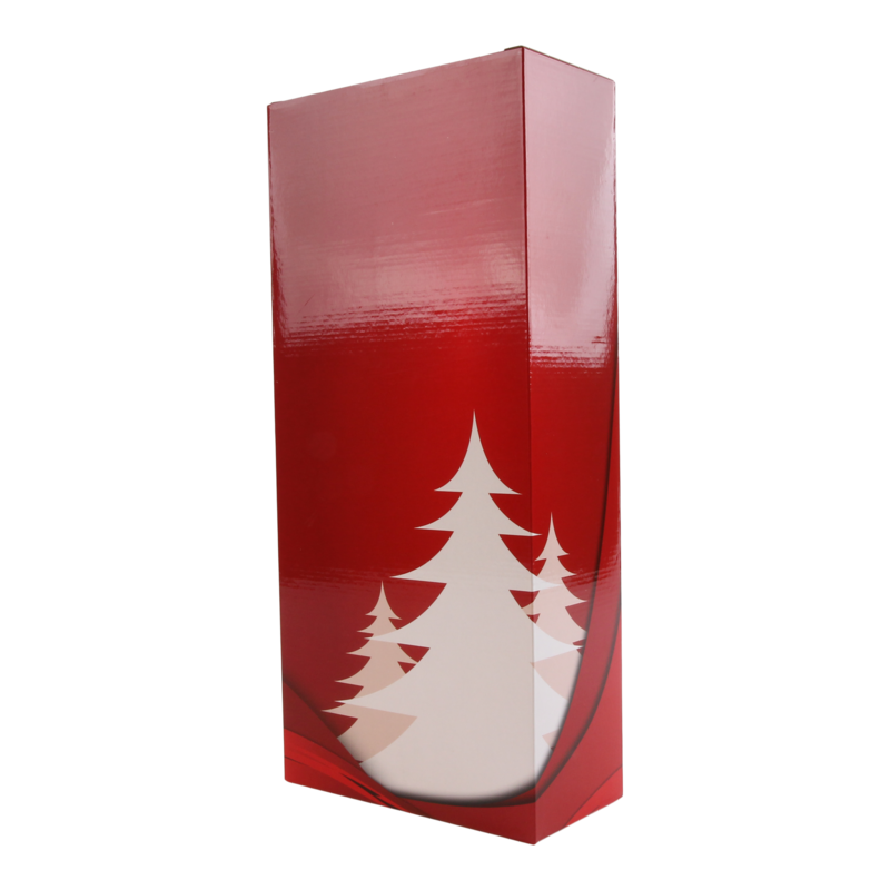 Flesdoos 2 fles Christmas view 1