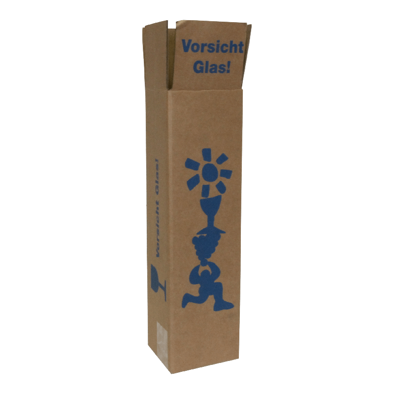 Fles verzenddoos met interieur Stebo 1 fles Bruin 1