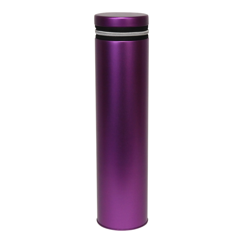 Flesblik 1 fles Met ritssluiting Lila 1